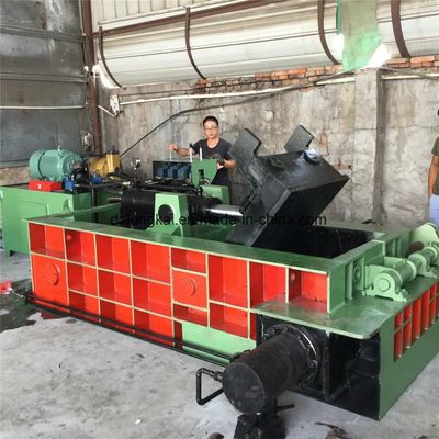 Y81F-160 Hydraulic Baling Press Machine 37KW for Scrap Metal Recycling with 400*400mm Bale Size