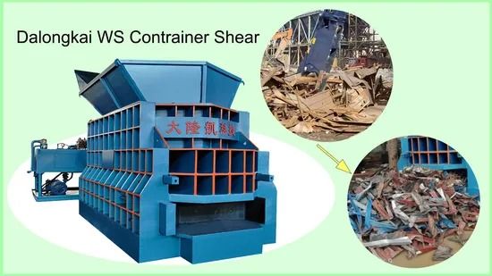 WS-800 Hydraulic Gantry Shear with 8000kn Max Cutting Force 1600mm Blade Length and 10-17t/H Production Rate