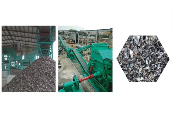 PSX-5070 Hydraulic Drive Scrap Steel Shredder with Hard Alloy Cutter for Fine Grinding Metal Recycling