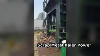 スクラップ金属梱包機で利益が増加